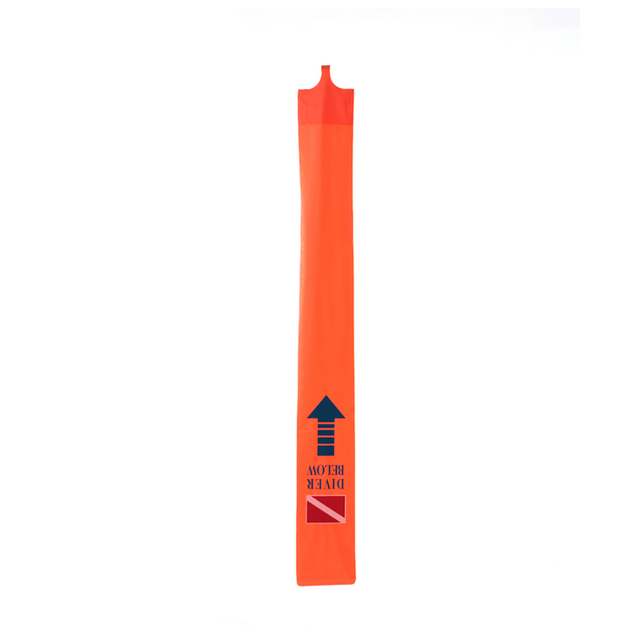 55" Mini Diver Below Dive Buoyancy Buoy Scuba Diving Float SMB See Me Float Orange And Spool
