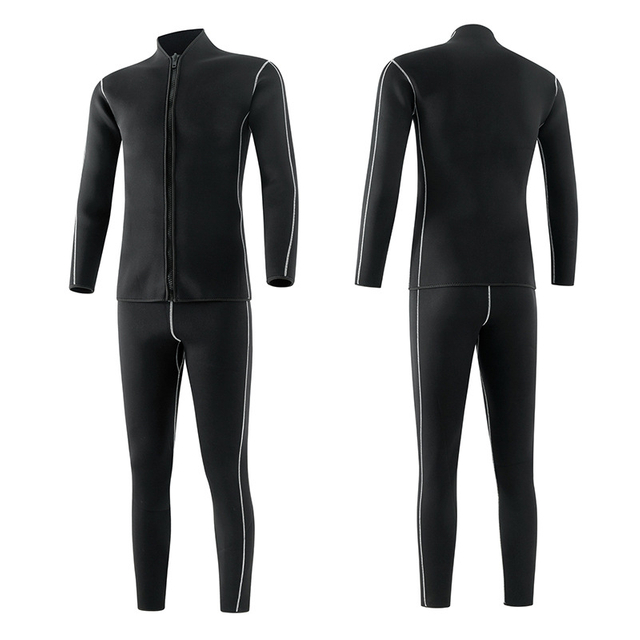 Dropshipping Anti Slip Elastic Warmer Neoprene Fabric Wetsuit 3mm Diving Wetsuit for Underwater Men Surfing Swimming Freedive