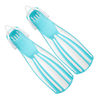 Colorful Wholesale Custom Logo Soft Silicone Rubber Scuba Diving Fins for Underwater Sports Snorkeling Swimming Training