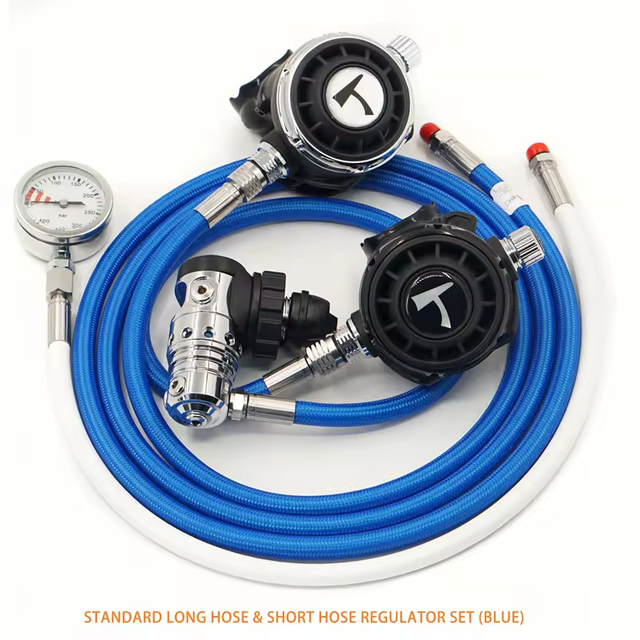 Colored Long Short Hose Sidemount Diving Regulator for Underwater Diving Equipment