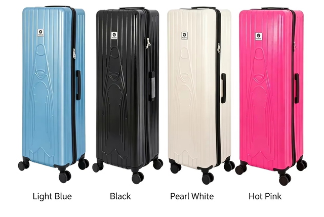 Large Size Rolling Luggage Long Fins Box Hard Case Diving Equipment Freediving Fins Case with Roller