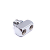 Scuba Diving Regulator BCD Inflator Tee Adapter 1x9/16-18 Male To 2x3/8-24 Female for Dry Suit And Low Pressure Hose