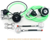Wholesale Price Compatible Scuba Sidemount Diving Regulator Set with Metal Pressure Gauge